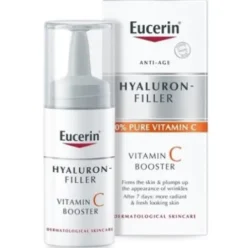 Eucerin Hyaluron-Filler Vitamin C Booster Siero Viso Antirughe Illuminante 8ml
