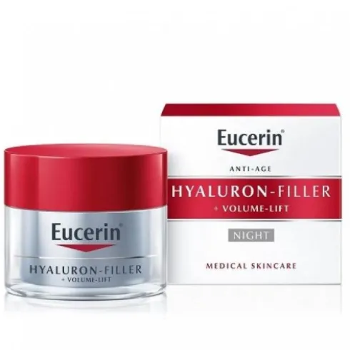Eucerin Hyaluron Filler + Volume Lift Crema Notte - Crema viso notte - 50 ml