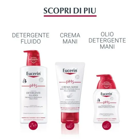 Eucerin pH5 Crema - Crema idratante per pelle secca e sensibile - 75 ml