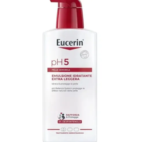 Eucerin pH5 Emulsione Corpo Idratante Extra Leggera per Pelli Secche 400ml