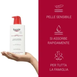 Eucerin pH5 Emulsione Idratante Extra Leggera - Crema corpo idratante per pelle secca e sensibile - 400 ml