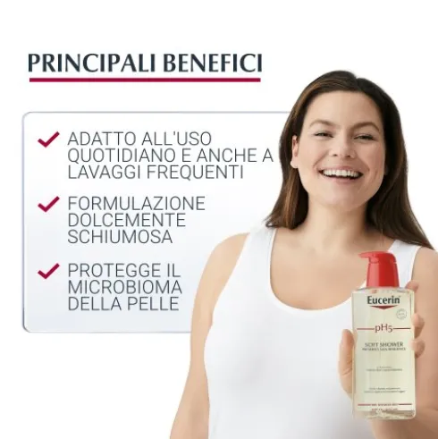 Eucerin pH5 Gel Doccia Dermoprotettivo - Gel doccia per pelle sensibile - 400 ml