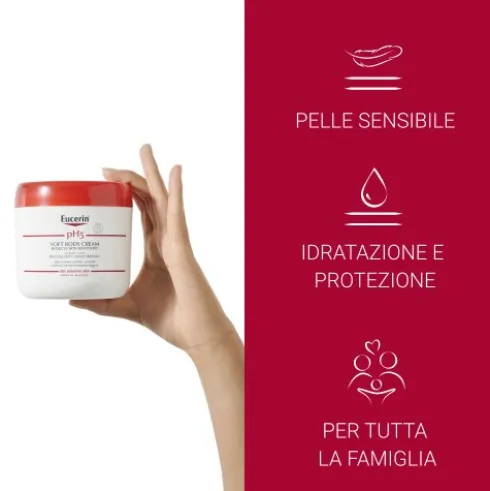 Eucerin pH5 Soft Body Cream - Crema idratante per pelle secca e sensibile - 450 ml