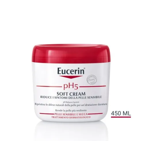 Eucerin pH5 Soft Body Cream - Crema idratante per pelle secca e sensibile - 450 ml