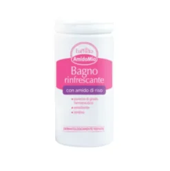 Euphidra Amido Mio Polvere Bagno Rinfrescante - Polvere lenitiva per l'igiene di pelle secca a tendenza atopica - 125 g