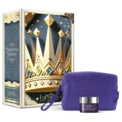 Euphidra Cofanetto di Natale Principessa Sorriso - Maschera occhi e labbra 30 ml + Pochette beauty travel