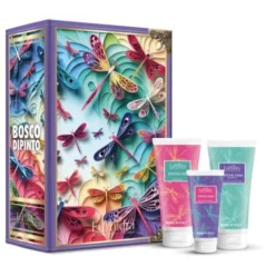 Euphidra Cofanetto di Natale Bosco Dipinto - Doccia gel idratante 100 m + Sapone mani idratante 100 ml + Crema mani nutriente 50 ml