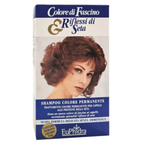 Euphidra Colore di Fascino T56 Tintura Capelli Castano Dorato Chiaro