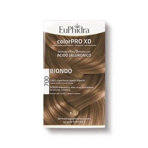 Euphidra ColorPRO XD Colorazione Permanente Tinta Numero 700 - Tinta capelli colore biondo