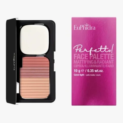 Euphidra Face Palette Coral Light Trousse 10 g