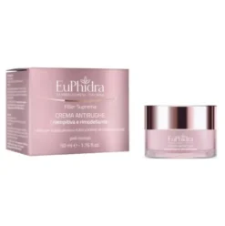 Euphidra Filler Suprema Crema Viso Antirughe 1.600 ppm - Crema riempitiva e rimodellante per prime rughe - 40 ml