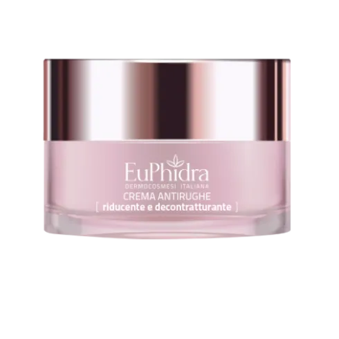 Euphidra Filler Suprema Crema Viso Antirughe 1.600 ppm - Crema riducente e decontratturante per rughe profonde - 50 ml