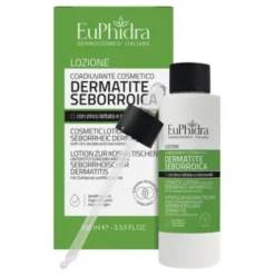 Euphidra Lozione Dermatite Seborroica - Coadiuvante cosmetico per cuoio capelluto, viso e corpo - 100 ml