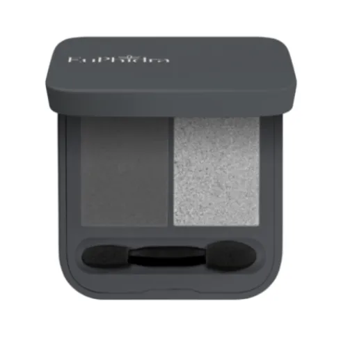 Euphidra Ombretto Duo Colore OD04 - Ombretti illuminanti ideali per smokey eyes - Nuance smoky - 4 g