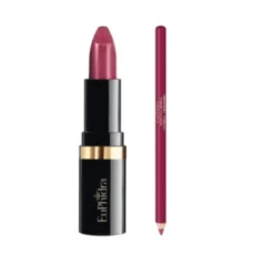 Euphidra Rossetto Metalmat RZ43 + Mini Matita Labbra LB08 - Rossetto e matita labbra effetto opacizzante