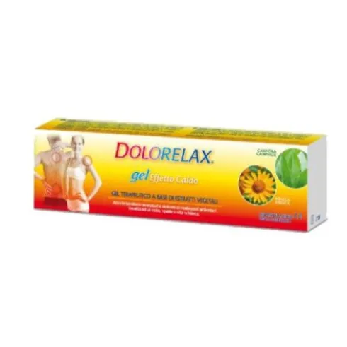 Euritalia Pharma Dolorelax Gel Effetto Caldo per Tensioni Muscolari 75 ml