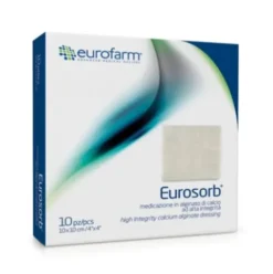 Eurofarm Eurosorb Medicazione Alginato 5x5cm, 10 Pezzi