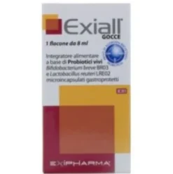 Exipharma Exiall Gocce Integratore Alimentare con Probiotici per Flora Intestinale 8ml