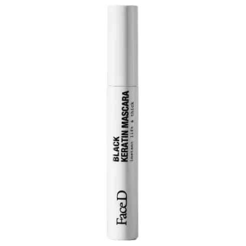 FaceD Black Keratin Mascara - Mascara waterproof volumizzante e rinforzante - 10 ml