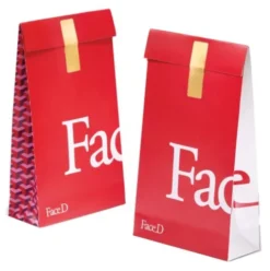 Face D Cofanetto di Natale Maschere - Maschera viso idratante + Maschera viso esfoliante + Maschera antietà
