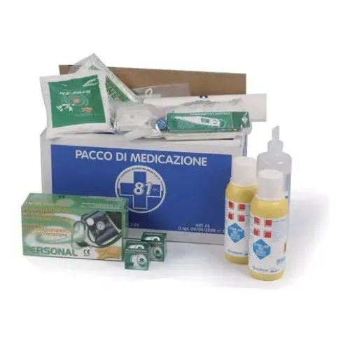 Farmacare Pacco Base Reintegro DM388 per Medicazione Pronto Soccorso