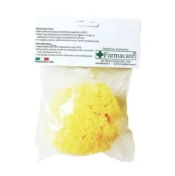 Farmacare Spugna Naturale Fori Larghi 8/9cm per Pelli Sensibili