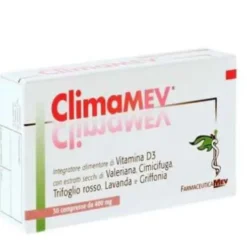 Farmaceutica Mev Climamev Integratore Menopausa e Climaterio 30 Compresse
