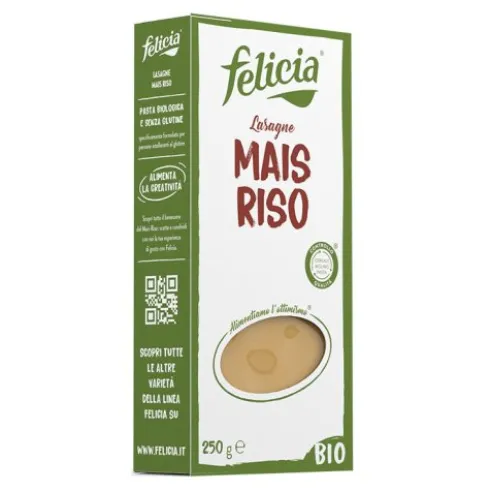 Felicia Bio Lasagne Mais e Riso Senza Glutine 250 g