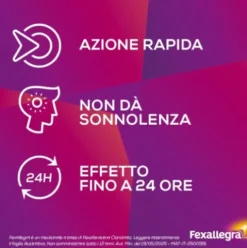Fexallegra - Antistaminico per allergia e per i sintomi della rinite allergica - 10 compresse