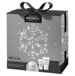 Filorga Cofanetto Time Filler - Time Filler 5 XP crema giorno + Time Filler Intensive siero + Time Filler crema notte + Candela profumata