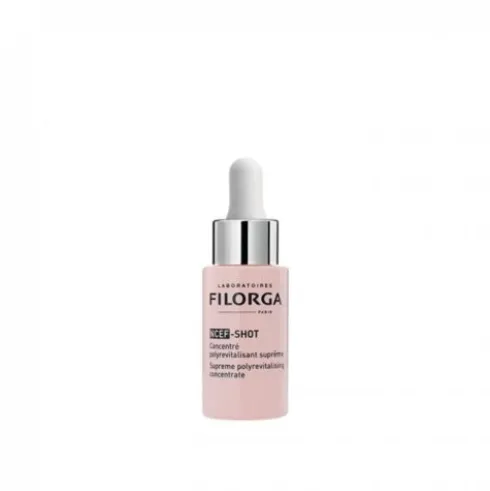 Filorga Ncef Shot Concentrato Rivitalizzante Supremo - Trattamento antirughe d'urto 10 giorni - 15 ml