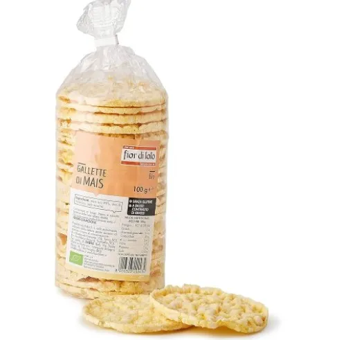 Fior di Loto Gallette di Mais Biologiche Senza Glutine 100g