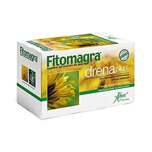 Fitomagra Drena Plus - Tisana drenante e depurativa - 20 filtri