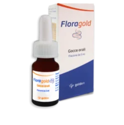 Floragold - Integratore per l'equilibrio della flora batterica intestinale - Gocce - 5 ml