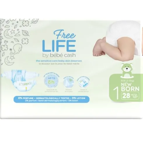 FREELIFE BebeCash 1(2-5Kg)28pz