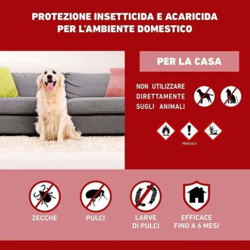 Frontline Homegard Spray - Insetticida e acaricida per l'ambiente domestico - 250 ml