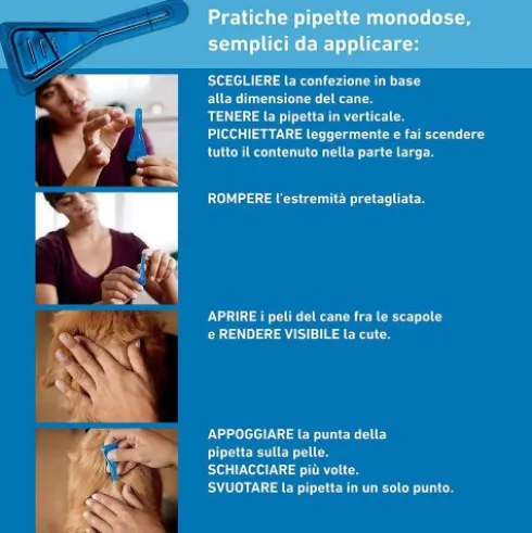 Frontline Spot On Cani da 2 a 10 kg - Pipette antiparassitarie per cani piccoli Contro Pulci, Zecche E Pidocchi - 3 pipette