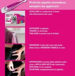 Frontline Tri-Act per Cani da 2 a 5 Kg - Pipette antiparassitarie Contro Parassiti Esterni E Insetti Volanti - 6 pipette monodose