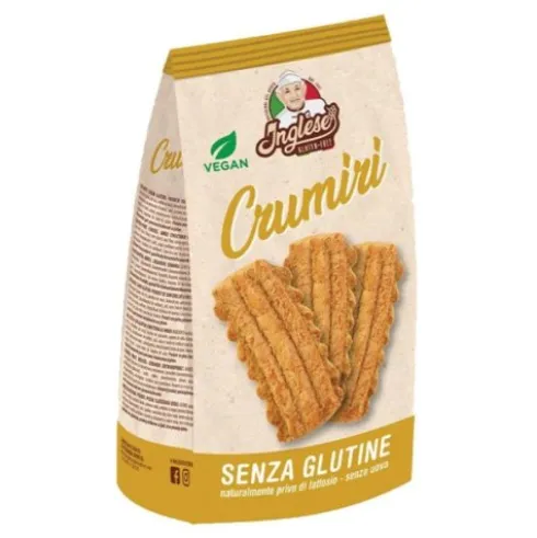 Gaia Crumiri Biscotti senza glutine senza lattosio per colazione 300g
