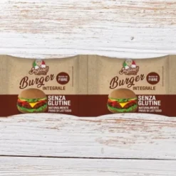 Gaia Pane Hamburger Integrale Senza Glutine Inglese Morbido 80g