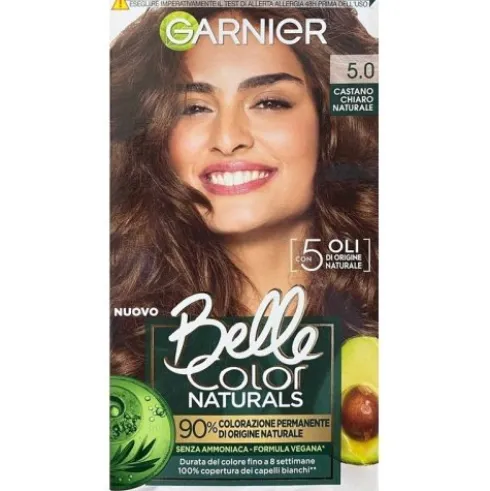 Garnier Belle Color Naturals 5.0 Castano Chiaro Naturale Colorazione Permanente