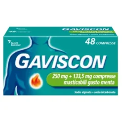Gaviscon*48Compresse Ment250+133,5mg
