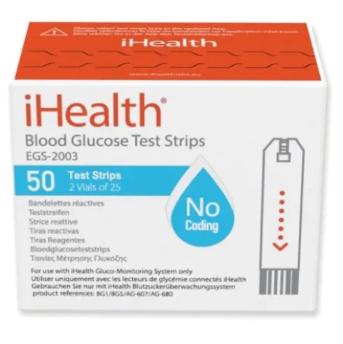 Gima I-Health Strisce Glicemia per Glucometri 50 Pezzi