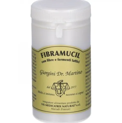 Giorgini Fibramucil Integratore Fibre e Fermenti Lattici Vegano Polvere 120g