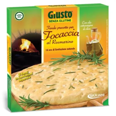 Giusto Fondo per Focaccia al Rosmarino Senza Glutine 280g