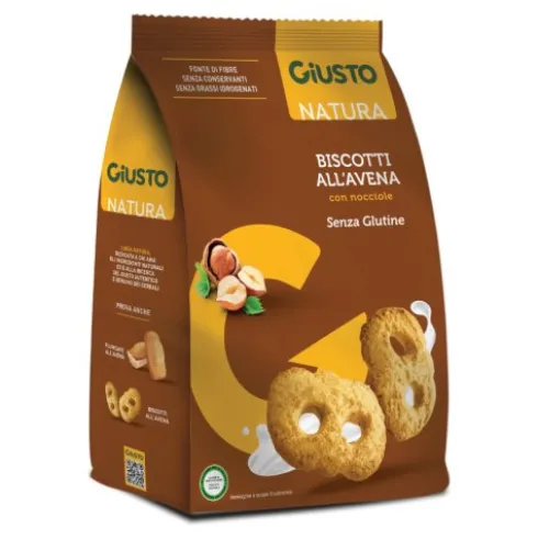 GIUSTO S/G Bisc.AvenaNocc.250g