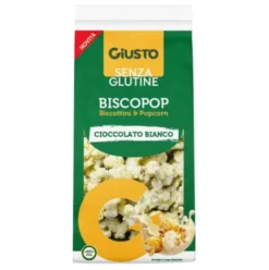 GIUSTO S/G Biscopop White 80g