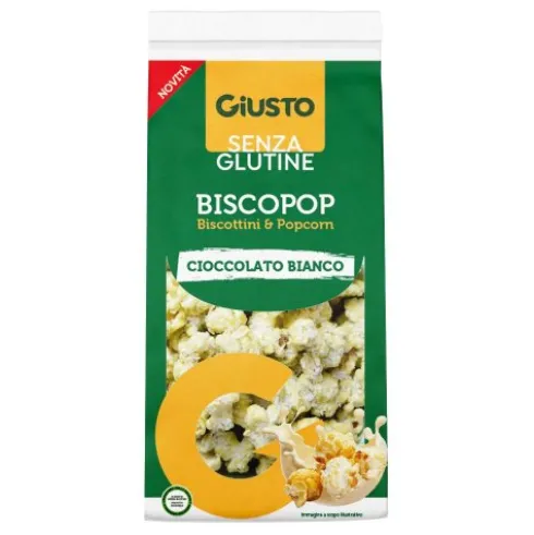 GIUSTO S/G Biscopop White 80g