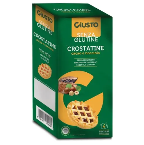 GIUSTO S/G Crost.Cac/Nocc4x45g