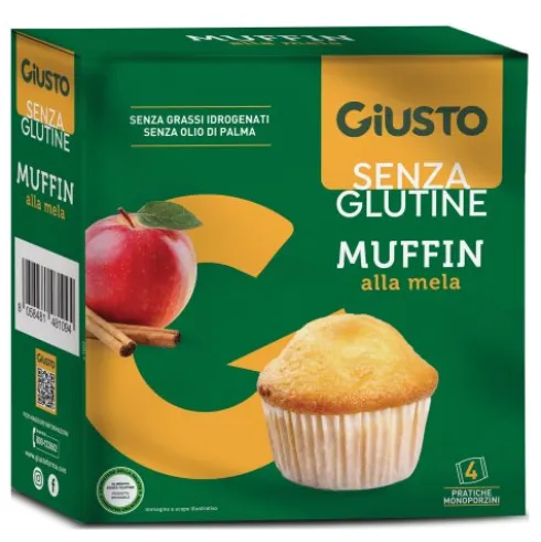 GIUSTO S/G Muffin Mela 4x50g